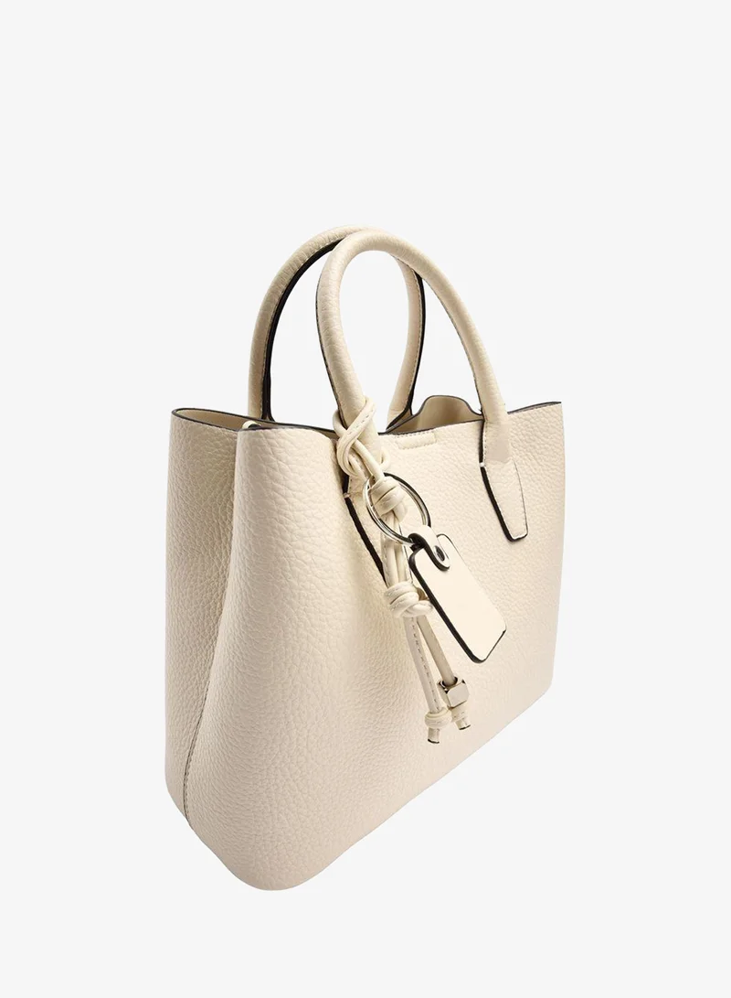 Parfois Tote Bag With Texture And Hanging