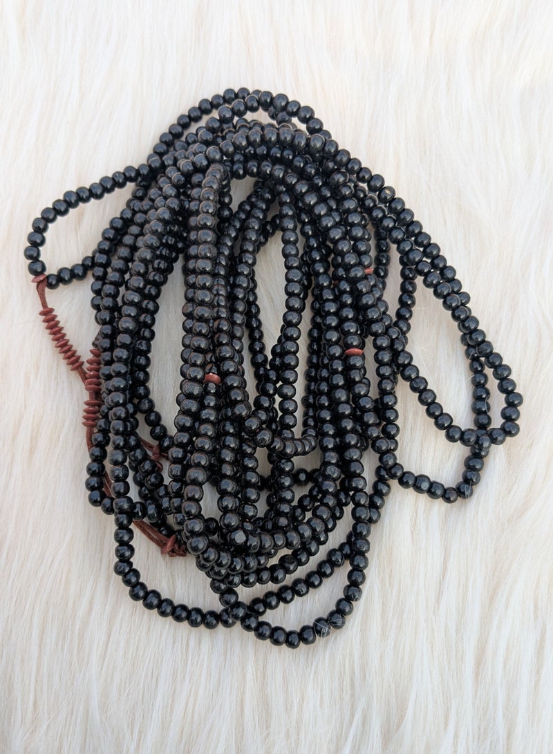 سبحة من الخشب الطبيعي 1000 حبة – لمسة روحانية. (ألف حبة) مناسبة للذكر والتسبيح المطول. - Image 3