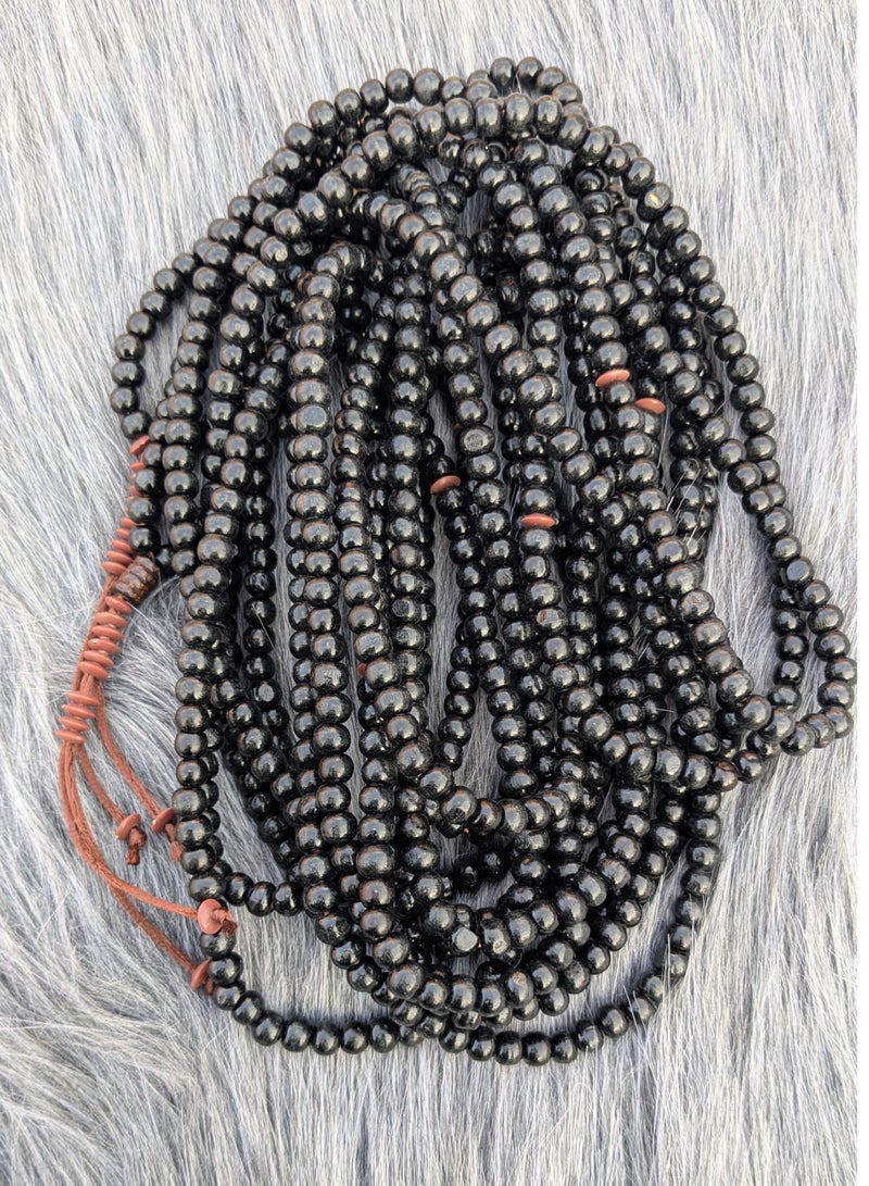 سبحة من الخشب الطبيعي 1000 حبة – لمسة روحانية. (ألف حبة) مناسبة للذكر والتسبيح المطول. - Image 4