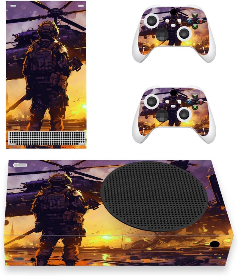 ملصق جلد لوحدة تحكم Xbox Series S، غلاف حماية ديكال وجلد حماية لجهاز Xbox Series S - فجر الاختراق - Image 1