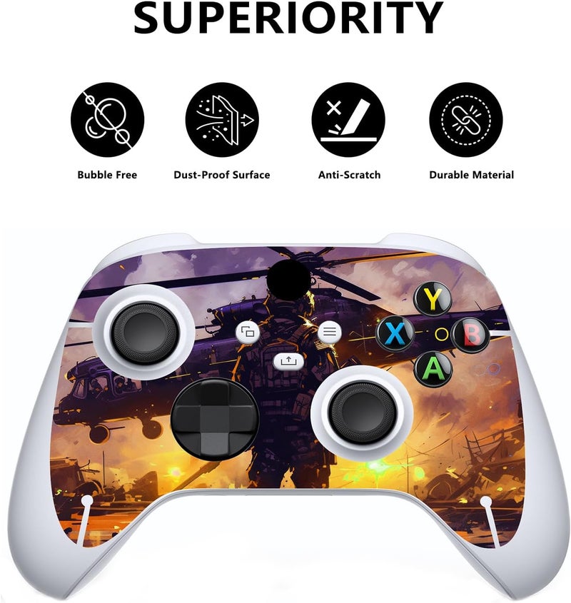 ملصق جلد لوحدة تحكم Xbox Series S، غلاف حماية ديكال وجلد حماية لجهاز Xbox Series S - فجر الاختراق - Image 2