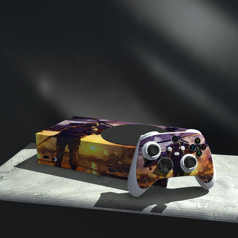 ملصق جلد لوحدة تحكم Xbox Series S، غلاف حماية ديكال وجلد حماية لجهاز Xbox Series S - فجر الاختراق - Image 4