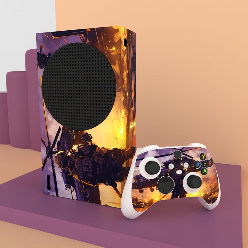 ملصق جلد لوحدة تحكم Xbox Series S، غلاف حماية ديكال وجلد حماية لجهاز Xbox Series S - فجر الاختراق - Image 5