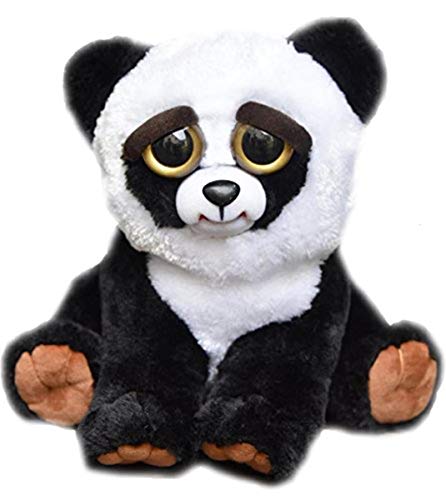 Feisty Pets Black Belt Bobby Plush Stuffed Panda That Turns Feisty with a Squeeze - Image 1