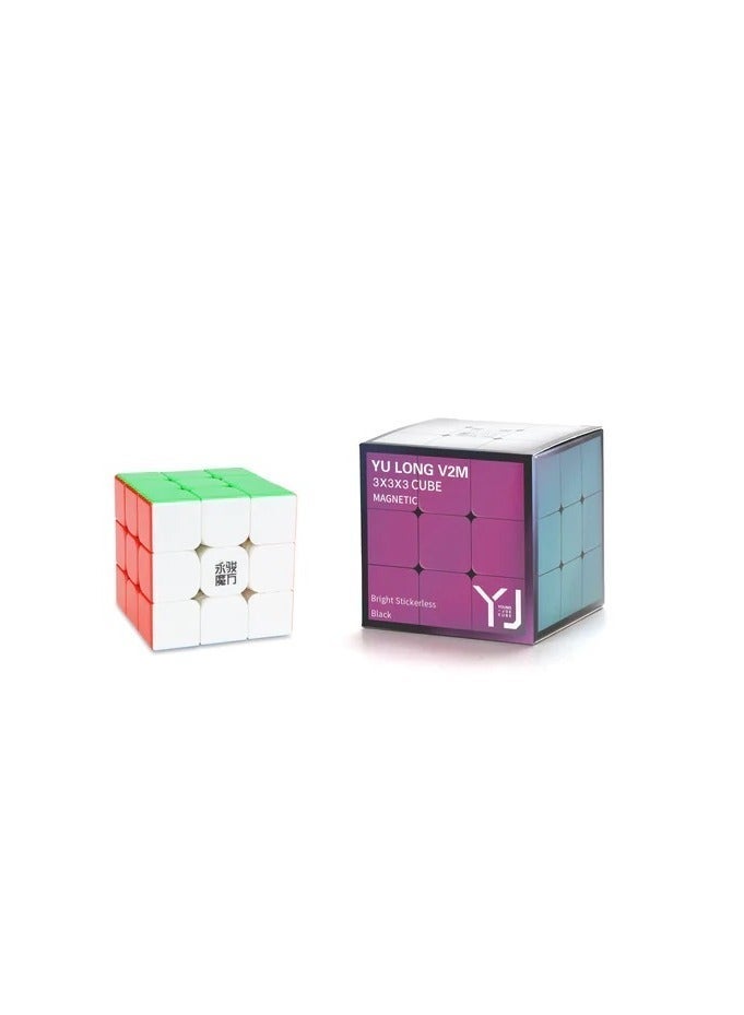 YJ YU 3x3 Magnetic Stickerless Speed Cube – Smooth Turning Puzzle with Magnetic Stability and Beginner-to-Intermediate Performance - Image 4