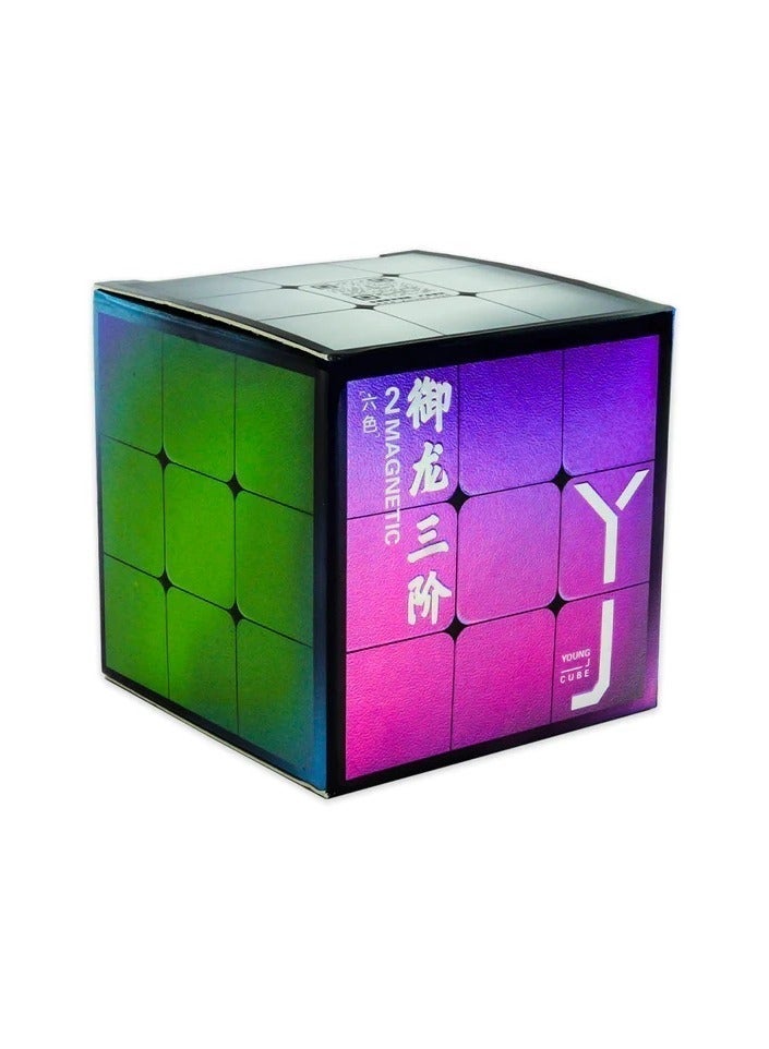 YJ YU 3x3 Magnetic Stickerless Speed Cube – Smooth Turning Puzzle with Magnetic Stability and Beginner-to-Intermediate Performance - Image 3