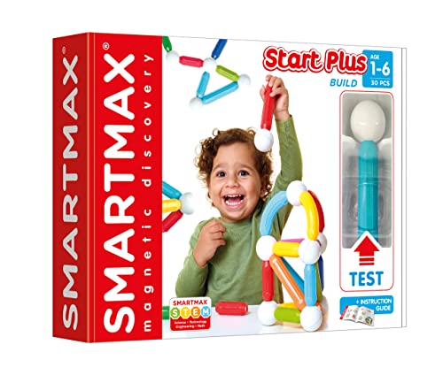 SmartMax Start Plus STEM Building Magnetic Discovery Set, Ages 1-6 (30 Pieces) - Image 3