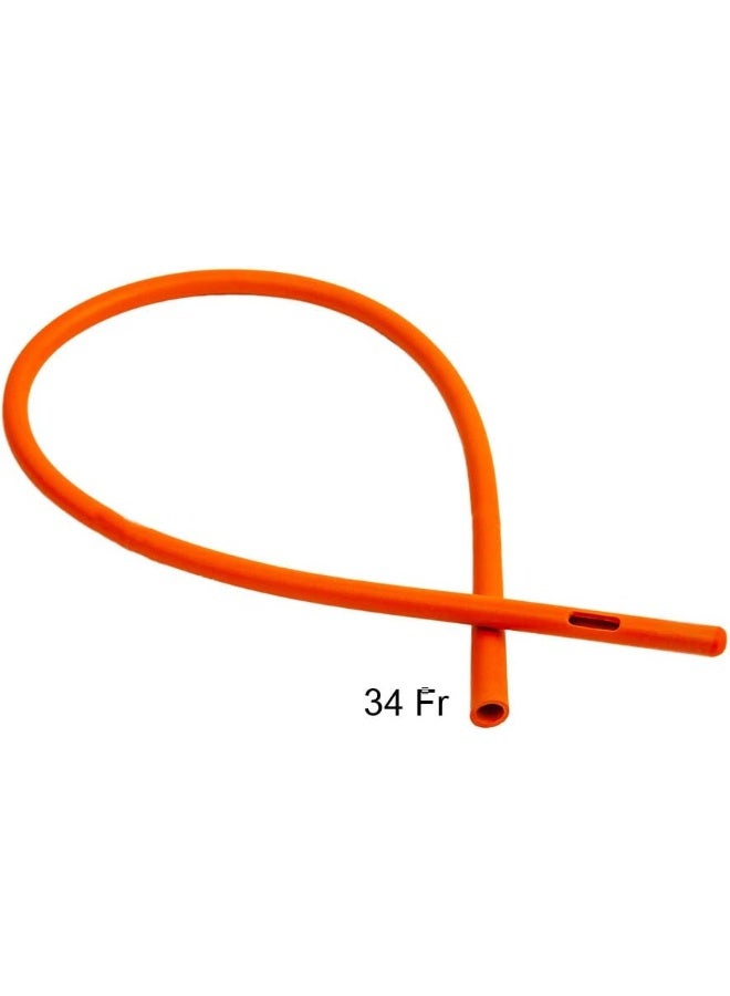 SoulGenie HealthAndYoga™ أنبوب القولون المطاطي - نهاية مغلقة (20 بوصة × 34 FR) - خرطوم لاتكس أحمر طويل لتنظيف الأمعاء العميق - إمدادات قابلة للاستبدال - حقنة القهوة وعلاج جيرسون (عبوة من 1) - Image 4