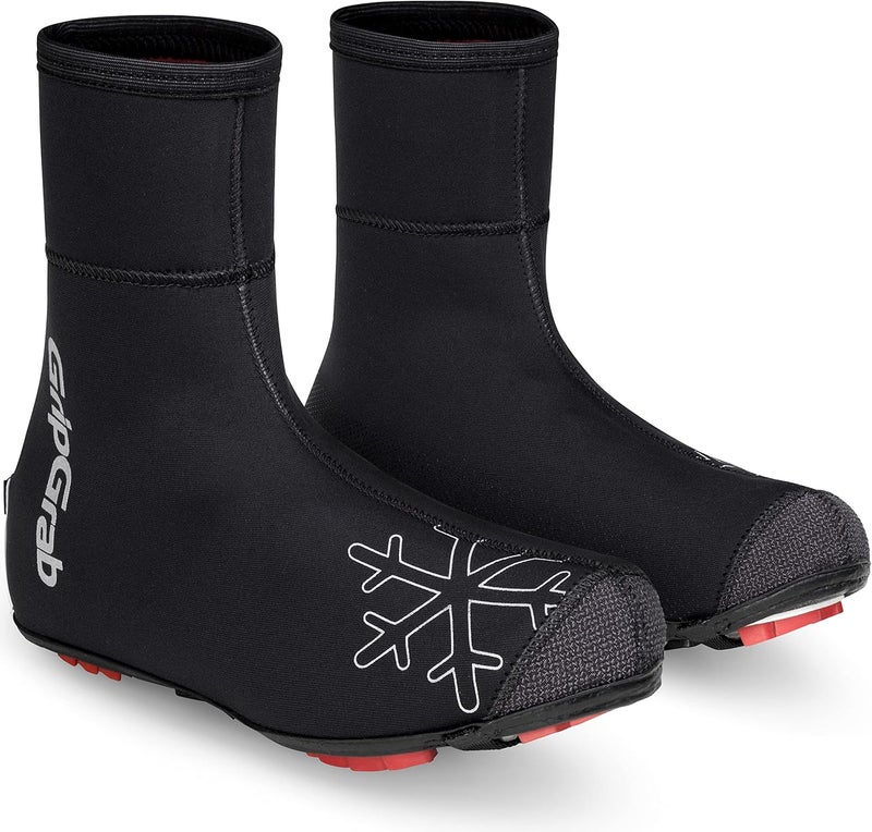 GripGrab Arctic X Waterproof Deep Winter Gravel MTB Cycling Shoe Covers Cold Weather Offroad Fleece Lined Biking Overshoes - Image 1