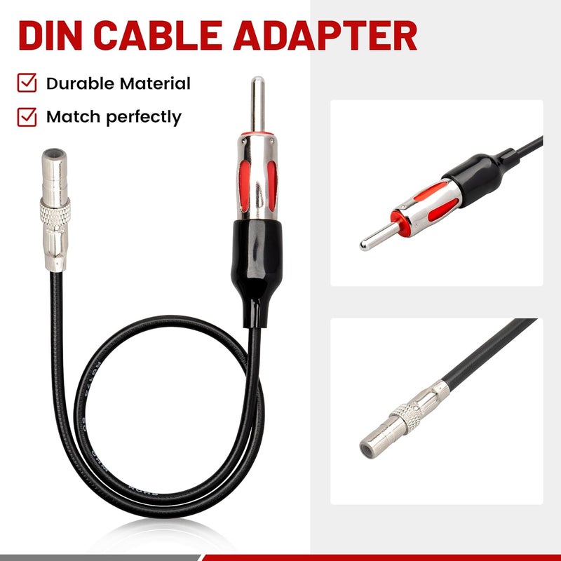 RED WOLF Aftermarket Radio Install Wire Harness W/Antenna Adapter Plug Replacement for Jeep 2003-2007,Dodge ram 2002-2007, Chrysler 2000-2007 - Image 4