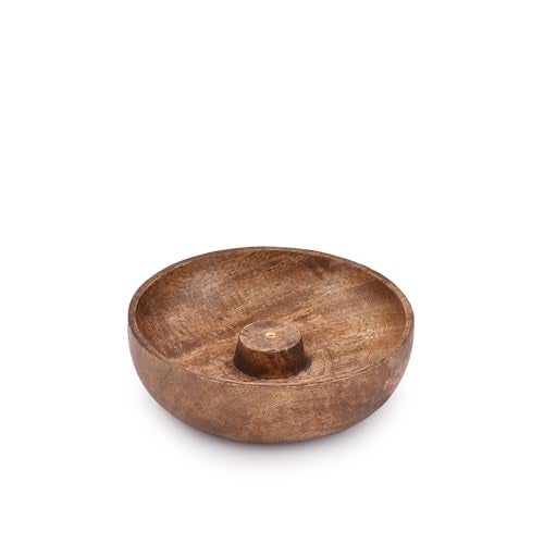 EDHAS Incense Burner Stick Holder Bowl, Ash Catcher Bowl for Home Décor, Meditation, Yoga (5" x 5" x 1.5") - Image 3