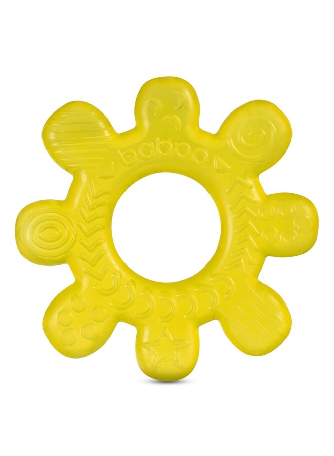 Baboo عجلة عضاضة مملوءة بالماء للتبريد - صفراء - 4 شهور وما فوق - Image 4