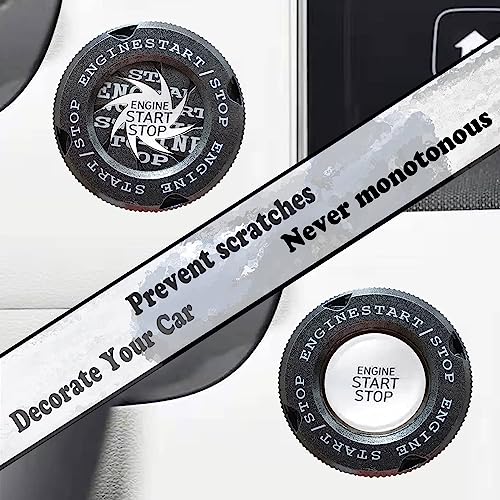 BeFunky Car Push Start Button Cover - Universal Rotating Engine Start Stop Button for Cars and Some Motorcycles (Black) - Image 5