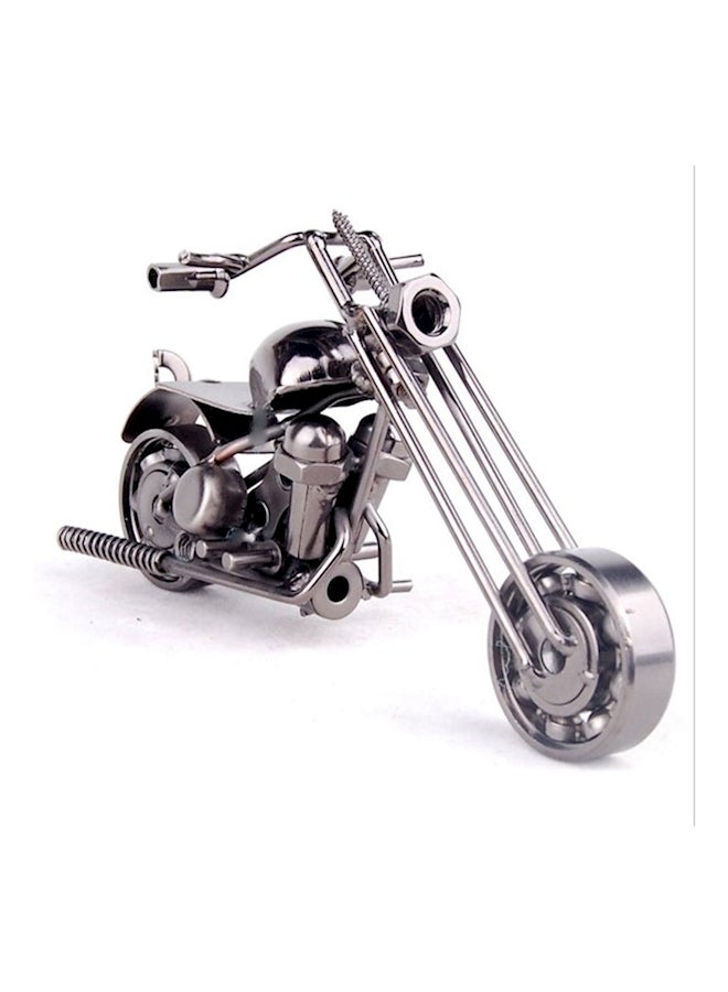 NIBEMINENT Wrought Iron Motorcycle Statue - Image 2