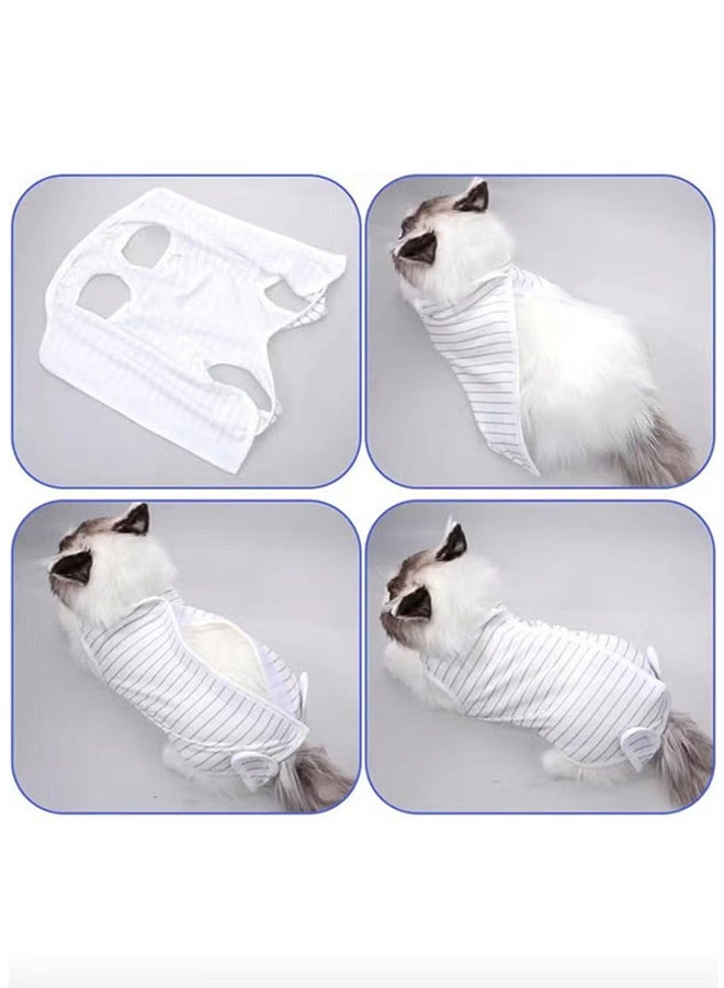 Cat Recovery Suit,Pet Professional Recovery Suit for Abdominal Wounds or Skin Diseases - Image 5