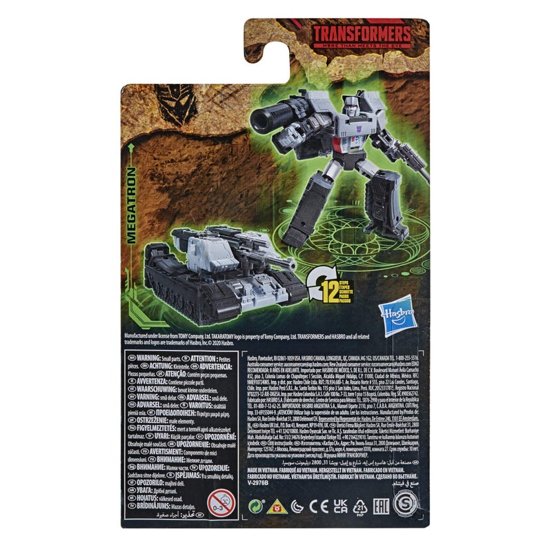 Transformers Toys Generations War for Cybertron: Kingdom Core Class WFC-K13 Megatron Action Figure - Kids Ages 8 and Up, 3.5-inch, Black - Image 3