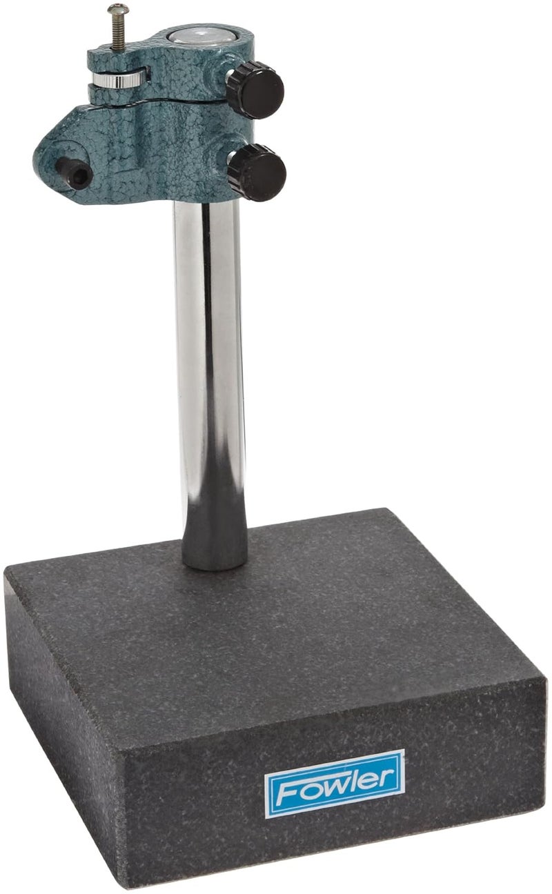 Fowler 52-580-030-0 Granite Gage Stand with 8" Column Height and 0.00005" Flatness - Image 1