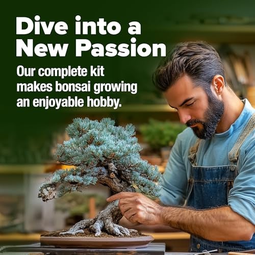 HOME GROWN Bonsai Tree Kit 𝗨𝗦𝗔 Gifts for Men & Women - Grow 4 Bonsai Trees - Unique Gardening Crafts for Adults, DIY Hobbies for Plant Lovers & Gardeners - Unusual Christmas Gift Ideas for Mom & Dad - Image 5
