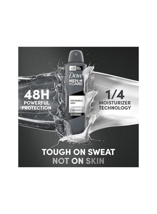 Dove Men+Care Invisible Dry Anti-Perspirant Deodorant Spray – 250ml - Image 3