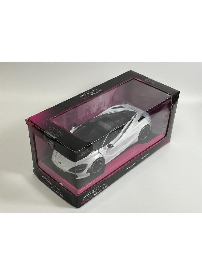 JADA سيارة مكلارين 720S المصنوعة من المعدن 2023 (1:24، أبيض) - بطاقات وردية - Image 2