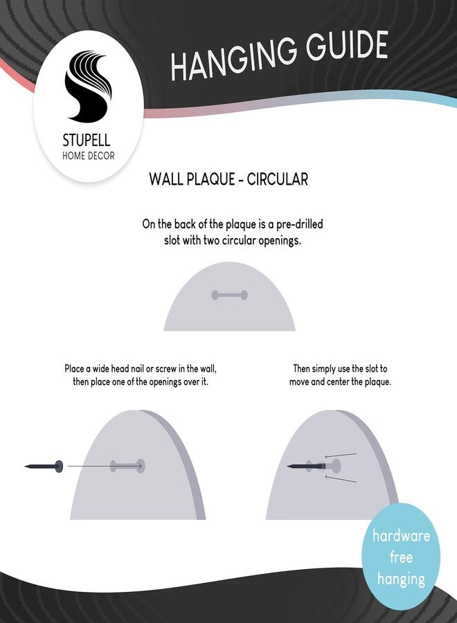 Stupell Industries Fresh & Clean Bathroom Sign Vintage Soap and Water Circular Wall Plaque, 12" Diameter, Black - Image 4