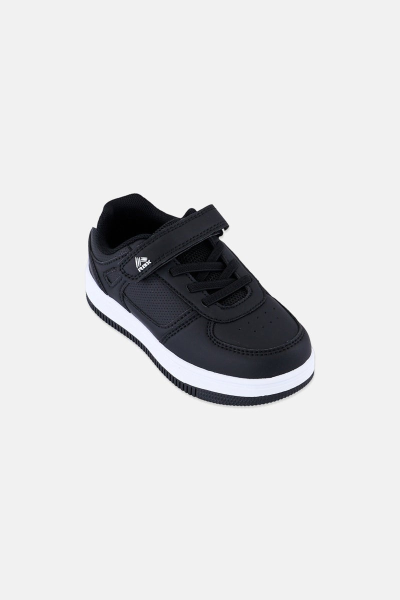 RBX Toddlers Boy Velcro Closure Outdoor Shoes, Black - Image 1