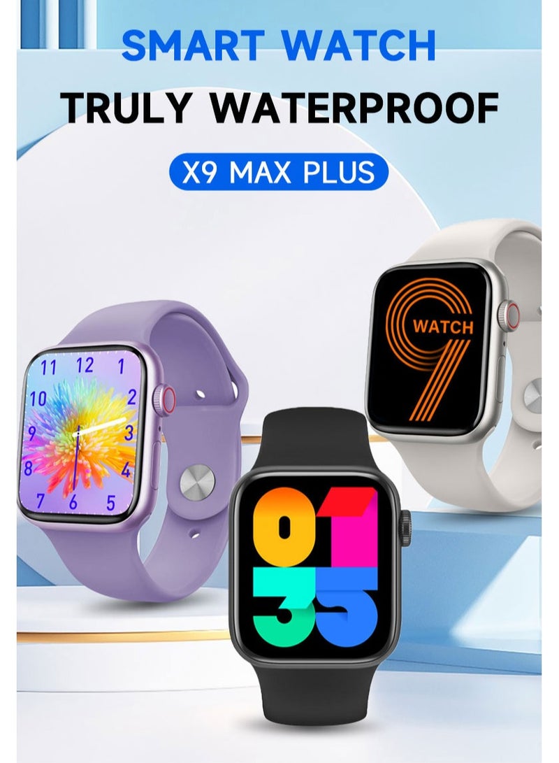 AROAQ X9 MAX PLUS 2.1-inch HD Screen IP67 Waterproof Blood Oxygen Monitoring Smartwatch Sports Fitness Bracelet NFC Bluetooth Call Smart Watch - Image 3