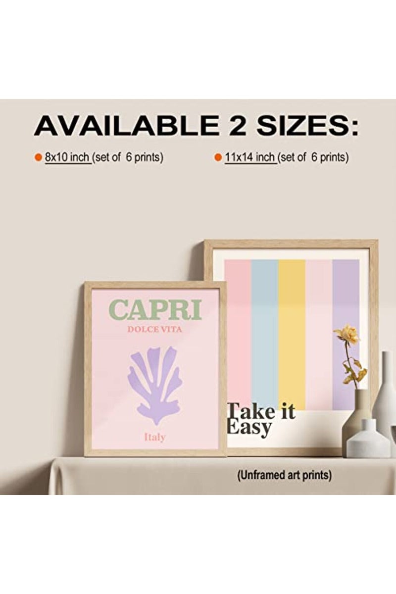 LIYAOLI Matisse Wall Art Prints Flower Market Posters for Room Aesthetic 90S, 8 X 10 Inch Set of 6 Art Prints Unframed Preppy Wall Collage for Bedroom Danish Pastel Y2K Room Colorful Decor - Image 4