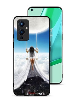 Tolwak OnePlus 9 5G Protective Case Cover Moon Clouds Town Art  - Image 1