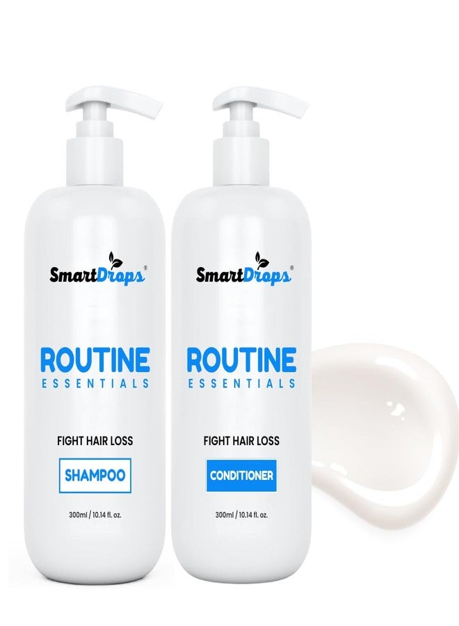 Smartdrops Shampoo and Conditioner Combo Set for Hair Fall Control | For Damaged Hair | Straighter, Shinier Hair, with Argan Oil & Vitamins 600 ML - Image 1