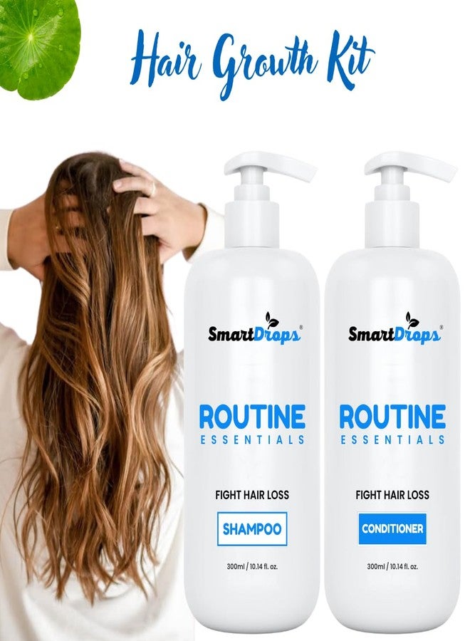 Smartdrops Shampoo and Conditioner Combo Set for Hair Fall Control | For Damaged Hair | Straighter, Shinier Hair, with Argan Oil & Vitamins 600 ML - Image 2