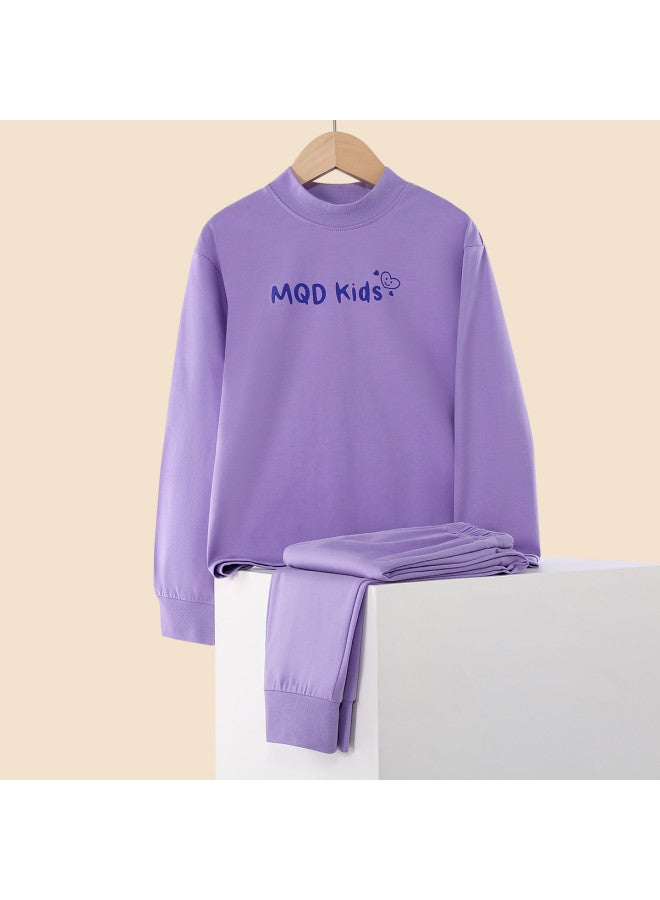 MQD Category A, Children's Thermal Underwear Set, Large Size Kids' Spring And Autumn Girls' Warm Underwear, Long Sleeve Pajamas, Girls' Innerwear - Image 2
