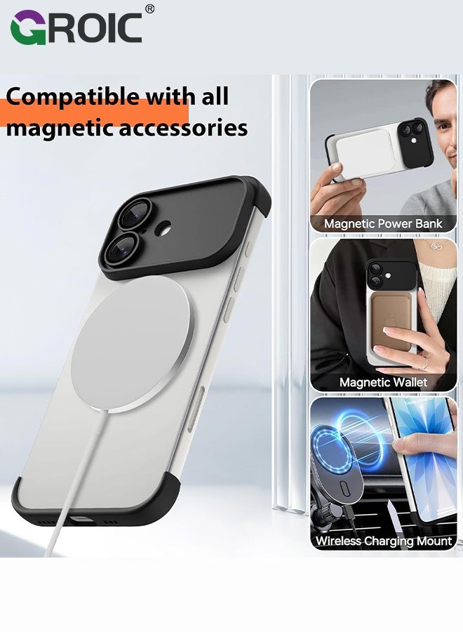 GROIC iPhone 17 Case Borderless Design Camera Lens Protection iPhone 17 Phone Shell,TPU Four Corner Fall Protection Shockproof iPhone 17 Case, Shockproof Bumper Cover for iPhone 17 6.3 inch - Image 3