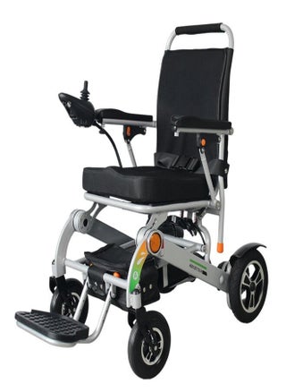 SUNCART EW-03 Lightweight Foldable Electric Wheelchair with Handbrake and Detachable Pedal Motorized Wheelchair for Disabled People - Silver - pzsku/Z46D87DB1DC443BC4E792Z/45/_/1729762800/81c4dcbf-928b-493c-aa06-283927b1806a