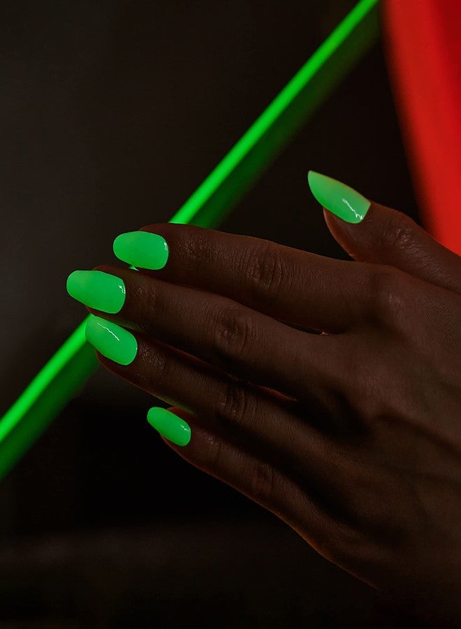 Color Street Glow Getter - Color Street Nail Strips - September 2021 Host Exclusive, Green, FDL035 - Image 2