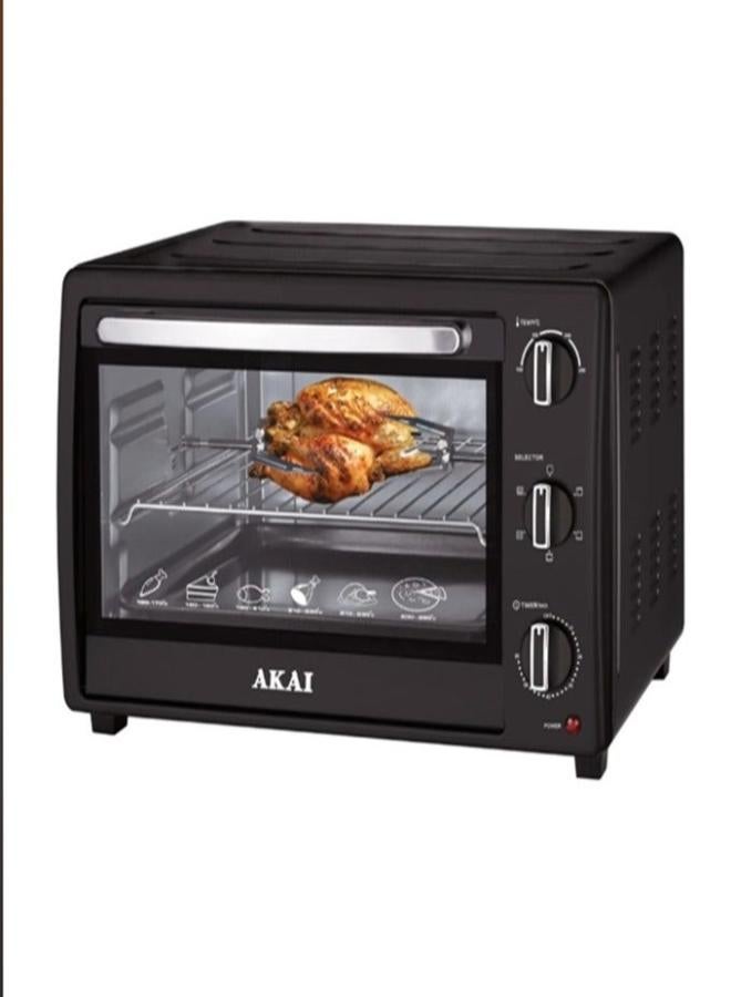 Electric Oven with Grill 45 L 2200 W AK-45 black