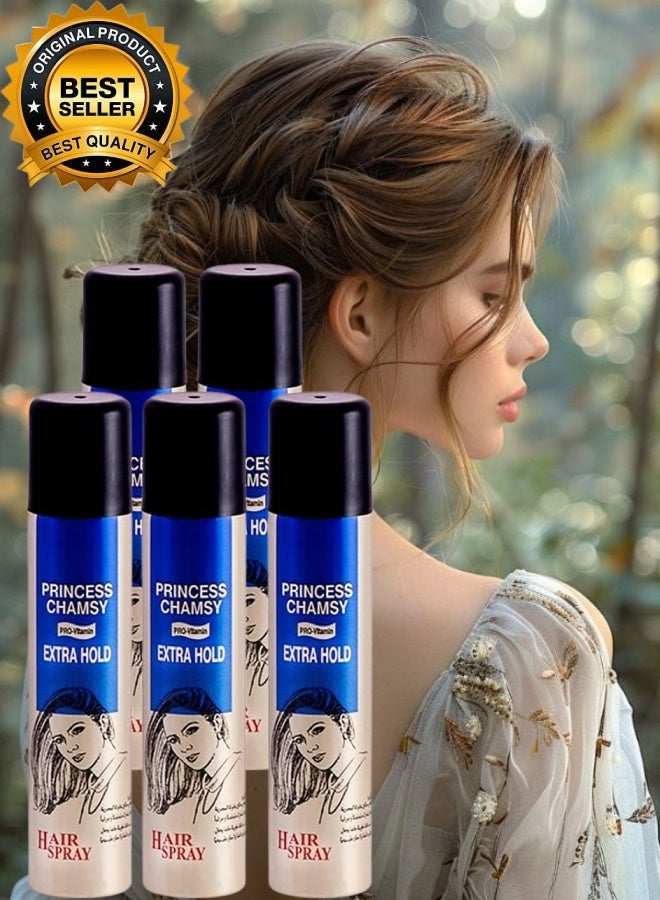 PRINCESS CHAMSY 5 Pieces Extra Hold Hair Spray 300ML - Image 1