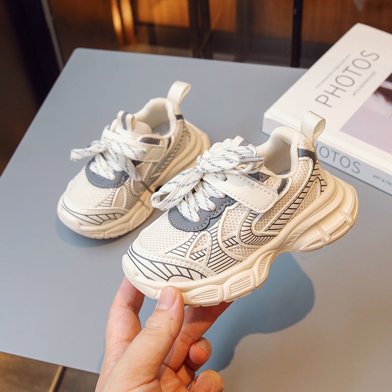 Mesh Sneakers Lightweight Flexible Sole Walking Shoes For Kids Indoor And Outdoor Activities - Image 4