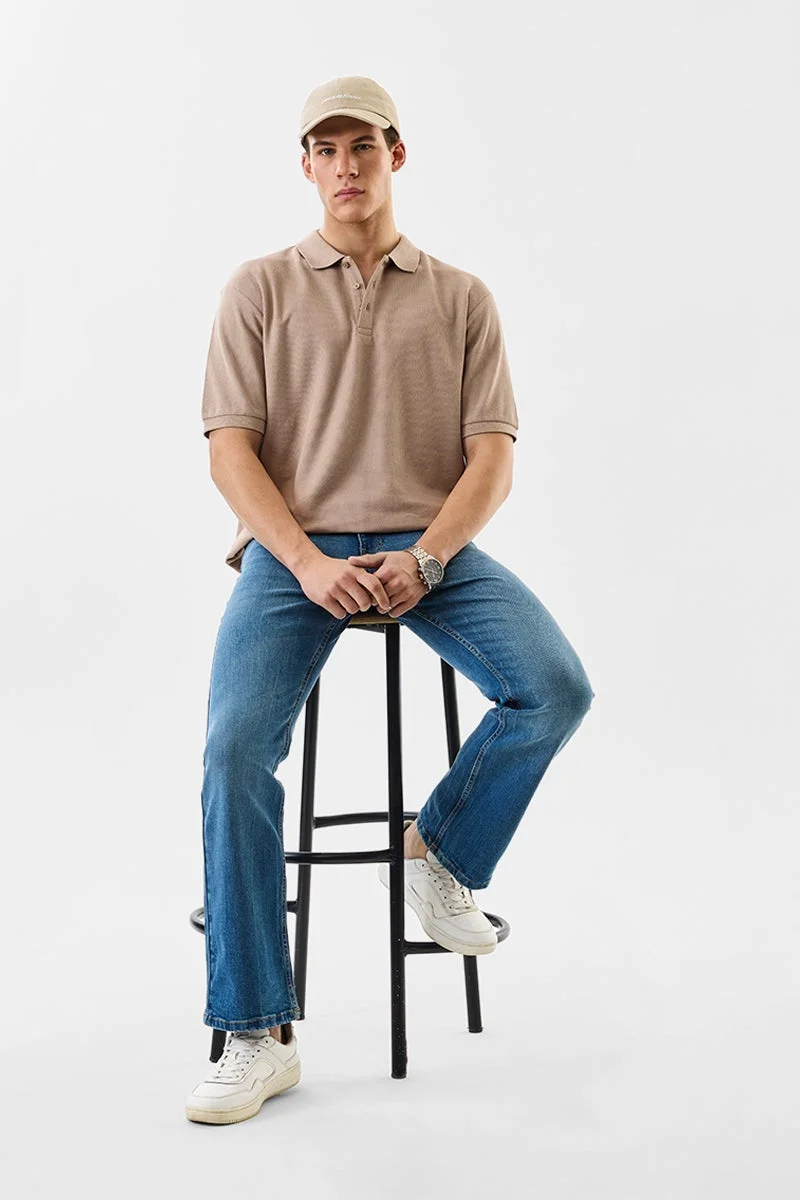 سنيتش Regular Fit 100% Cotton Polo T-Shirt