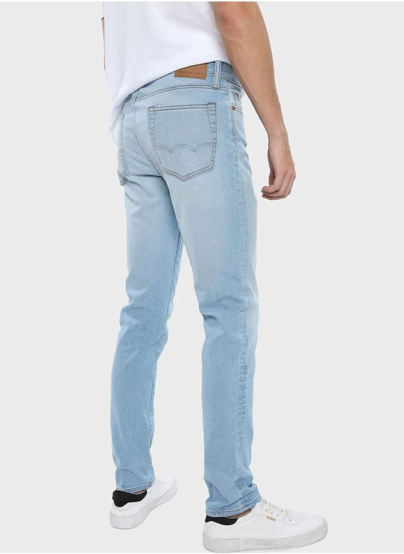 American Eagle Light Wash Slim Fit Jeans