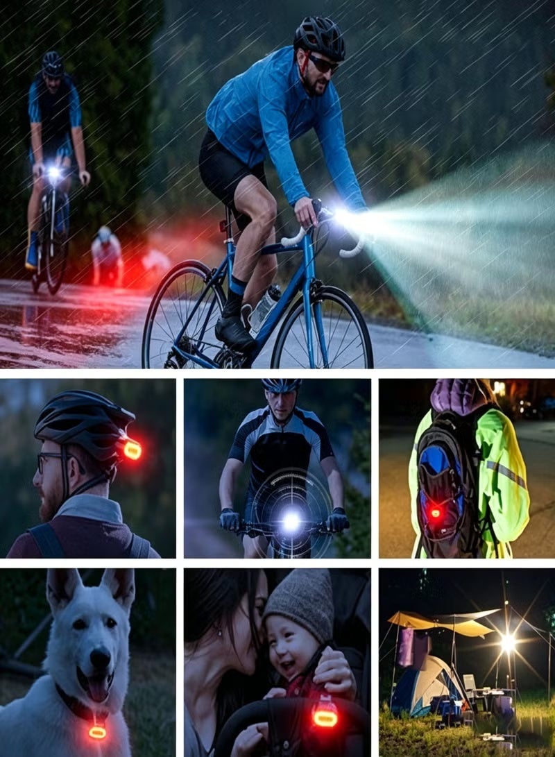 virenia Bike Lights Set, USB Rechargeable – IPX6 Waterproof, Long Battery Life for Mountain Bikes - Image 5