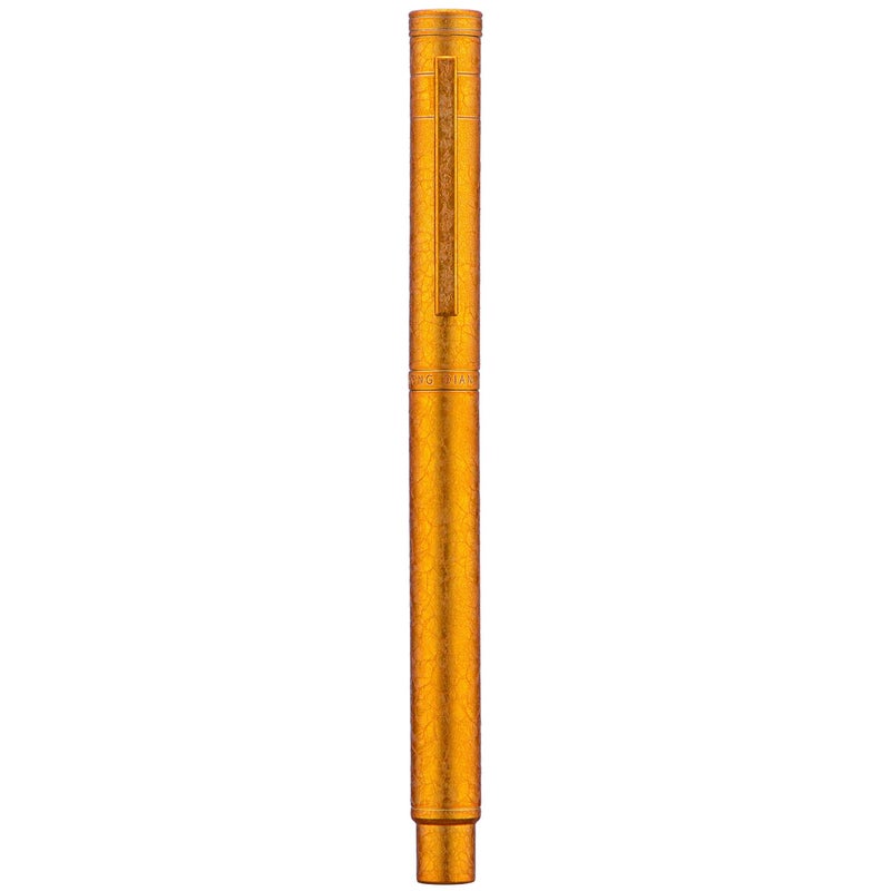 Asvine Hongdian 1851 Forest Fountain Pen Golden Ice Flowers, Fine Nib Classic Design with Converter and Metal Pen Case - Image 3