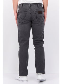 Wrangler Men Slim Fit Washed Stretchable Jeans, Light Grey  - Image 3