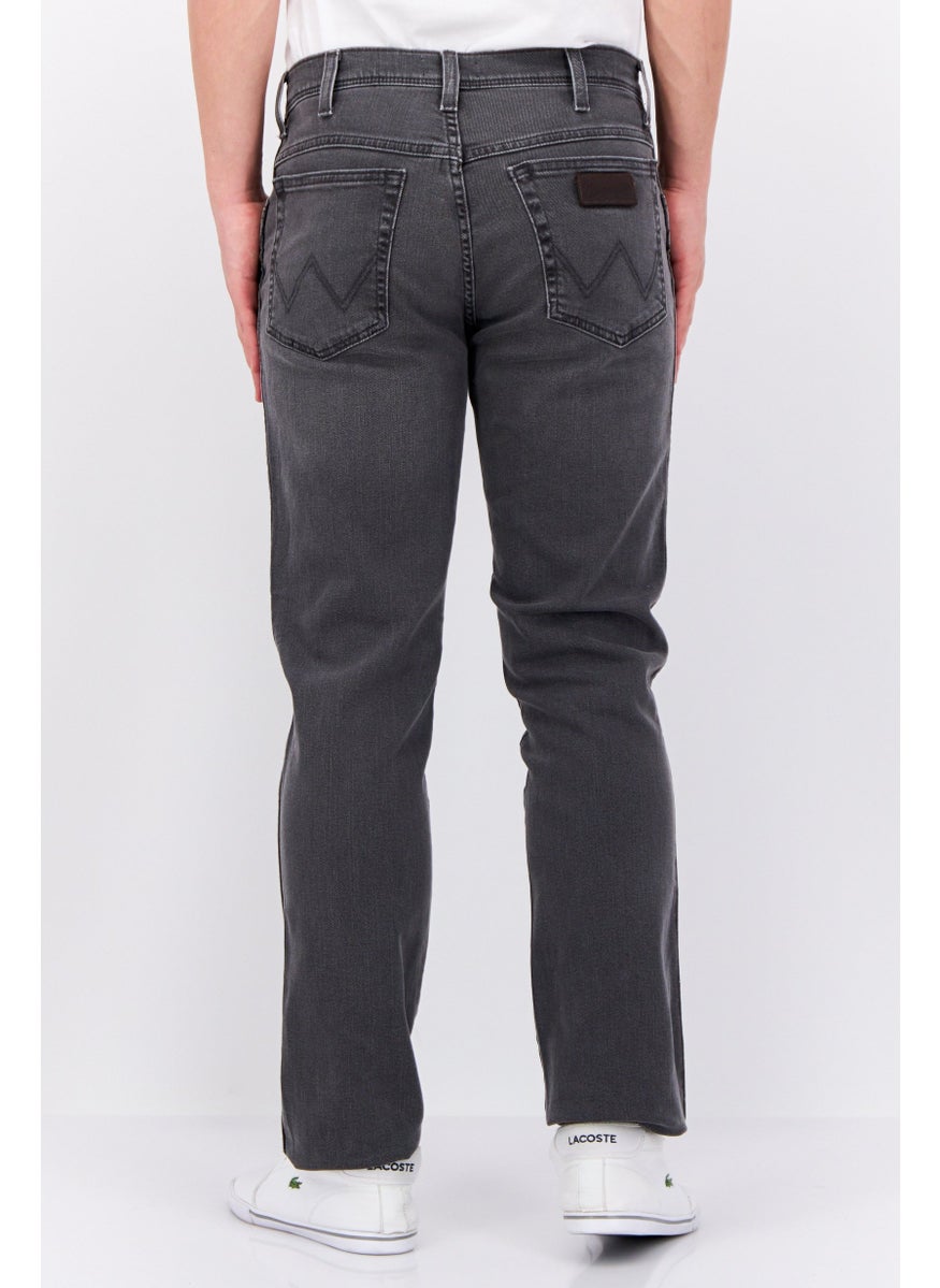 Wrangler - Men Slim Fit Washed Stretchable Jeans, Light Grey - Image 1