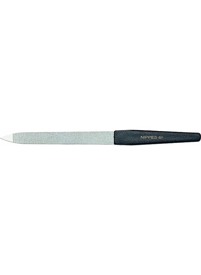 nippes Solingen Sapphire Nail File Coarse & Fine 61 | Made Of The Hardened Steel | For Precise Filing Through Round Shape - Image 1