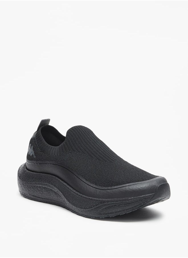 Women's Solid Mesh Slip-On Sports Shoes 