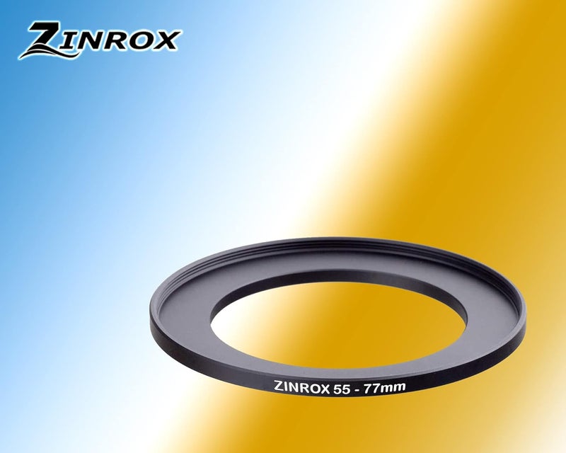 ZINROX ® 55-77mm Step Up Lens Filter Adapter Ring, Set of 1 Piece - Size :-55mm to 77mm Stepping Ring - Image 3