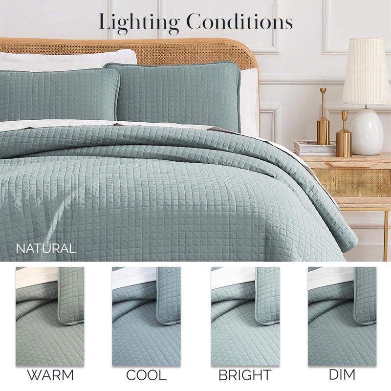 شركة ساوث شور فاين ليفينج طقم لحاف من 3 قطع - Image 3