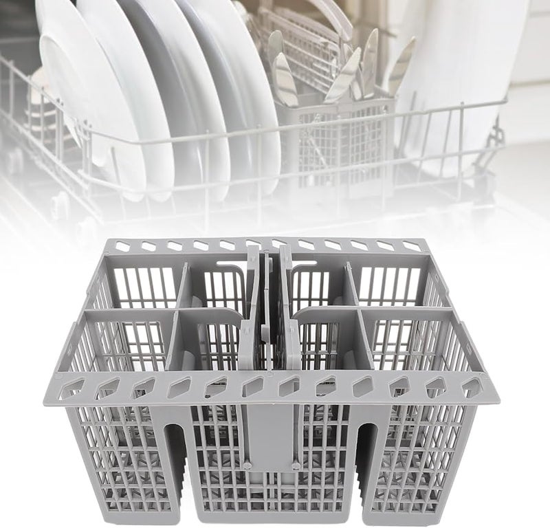 سلة أدوات المائدة ذات السعة الكبيرة 8 أقسام لغسالة الصحون، بديل لـ 99673 8729 C00257140 C00386607 - Image 4