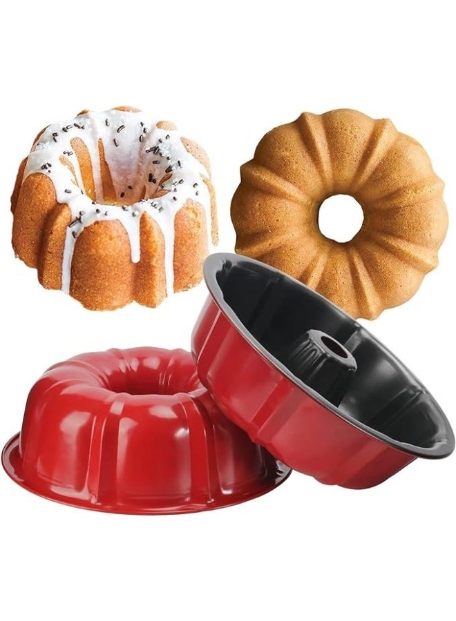 FALMER Round Cake Pan Non-Stick Baking Pan, Carbon Steel Ring Pan 24cm - Image 2